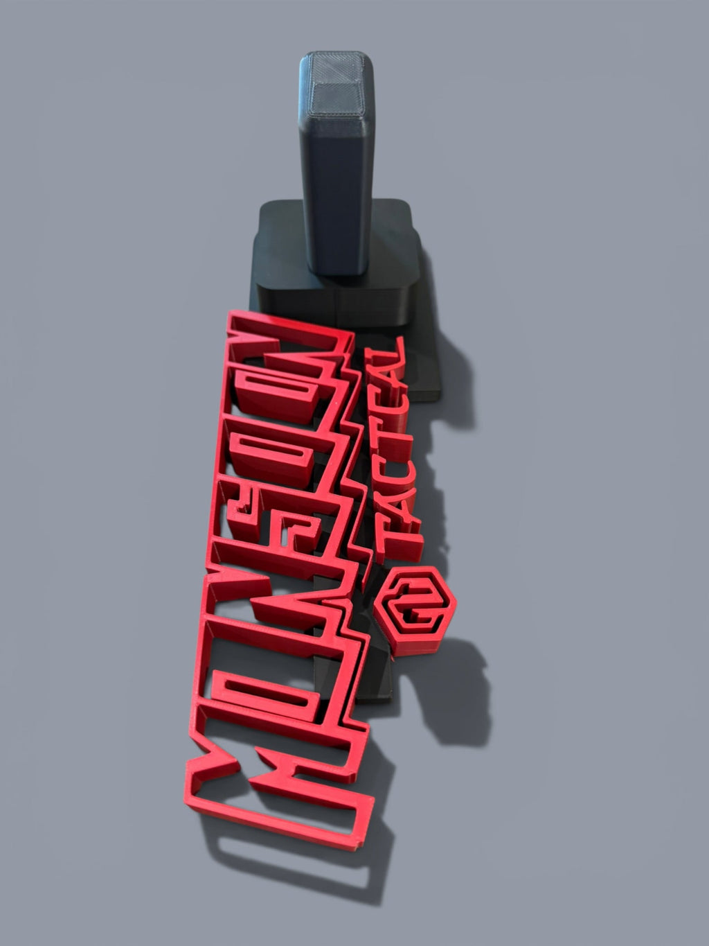 Custom Pistol Display Stand – Personalized with Your Logo, Name & Custom Colors Raised Logo