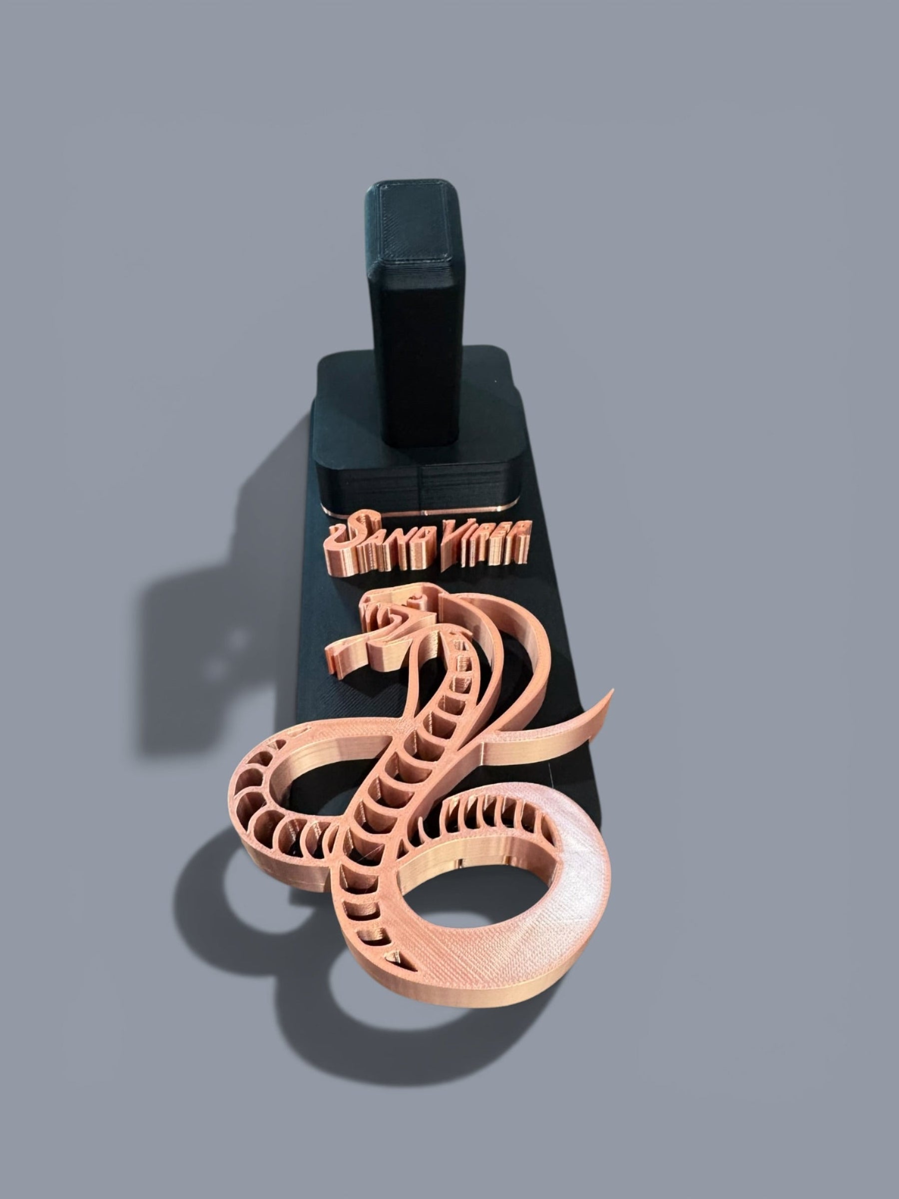 Custom Pistol Display Stand – Personalized with Your Logo, Name & Custom Colors Raised Logo